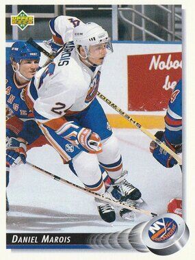 Daniel Marois - 1992 Upper Deck Hockey Card